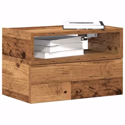 VidaXL 858610 nightstand/bedside table Wood - Additional view 2