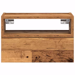 VidaXL 858611 nightstand/bedside table 1 drawer(s) Wood - Additional view 4