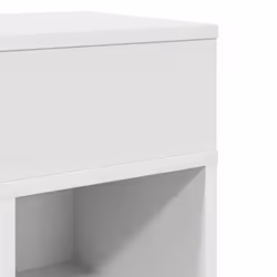 vidaXL Bedside Cabinets with Drawer Nightstand Bed Side Table Side Cabinet - white - Additional view 8