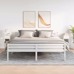 vidaXL Bedside Cabinets with Drawer Nightstand Bed Side Table Side Cabinet - white, 2 pcs