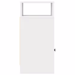 vidaXL Bedside Cabinets with Drawer Nightstand Bed Side Table Side Cabinet - white, 2 pcs - Additional view 5