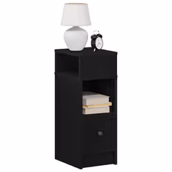 VidaXL 858616 nightstand/bedside table Black
