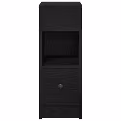 VidaXL 858617 nightstand/bedside table 1 drawer(s) Black - Additional view 4