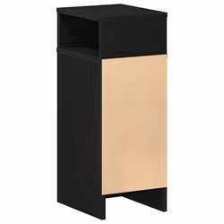 VidaXL 858617 nightstand/bedside table 1 drawer(s) Black - Additional view 7