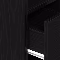 VidaXL 858617 nightstand/bedside table 1 drawer(s) Black - Additional view 8