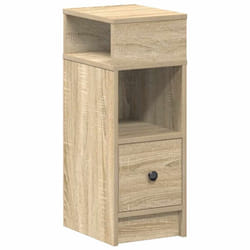 vidaXL Bedside Cabinets with Drawer Nightstand Bed Side Table Side Cabinet - sonoma oak