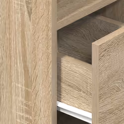 vidaXL Bedside Cabinets with Drawer Nightstand Bed Side Table Side Cabinet - sonoma oak - Additional view 7