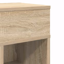 vidaXL Bedside Cabinets with Drawer Nightstand Bed Side Table Side Cabinet - sonoma oak, 2 pcs - Additional view 8