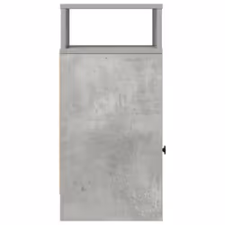 vidaXL Bedside Cabinets with Drawer Nightstand Bed Side Table Side Cabinet - concrete grey, 1 pcs - Additional view 5