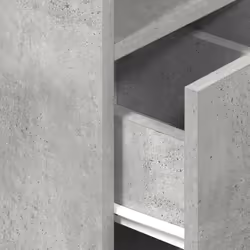 vidaXL Bedside Cabinets with Drawer Nightstand Bed Side Table Side Cabinet - concrete grey, 1 pcs - Additional view 7