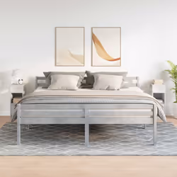 vidaXL Bedside Cabinets with Drawer Nightstand Bed Side Table Side Cabinet - concrete grey, 2 pcs