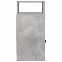 vidaXL Bedside Cabinets with Drawer Nightstand Bed Side Table Side Cabinet - concrete grey, 2 pcs - Additional view 5