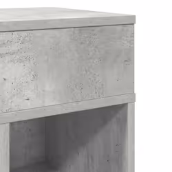 vidaXL Bedside Cabinets with Drawer Nightstand Bed Side Table Side Cabinet - concrete grey, 2 pcs - Additional view 8