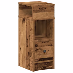 vidaXL Bedside Cabinets with Drawer Nightstand Bed Side Table Side Cabinet - old wood, 1 pcs