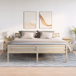 vidaXL Bedside Cabinet with 2 Drawers Nightstand Side Table Bed Table - sonoma oak, 2 pcs