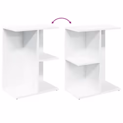 VidaXL 858650 nightstand/bedside table White - Additional view 7