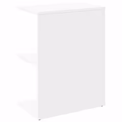 VidaXL 858651 nightstand/bedside table White - Additional view 5