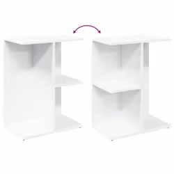 VidaXL 858651 nightstand/bedside table White - Additional view 6