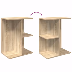 VidaXL 858655 nightstand/bedside table Oak - Additional view 7