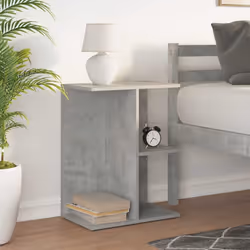 VidaXL 858656 nightstand/bedside table Concrete colour