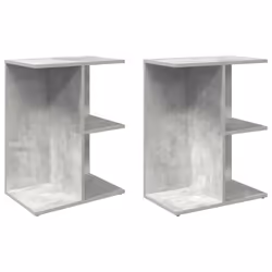 VidaXL 858657, Concrete colour, Wood, 465 mm, 290 mm, 610 mm, 2 pc(s)