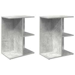 VidaXL 858657 nightstand/bedside table Concrete colour