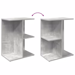 VidaXL 858657 nightstand/bedside table Concrete colour - Additional view 8