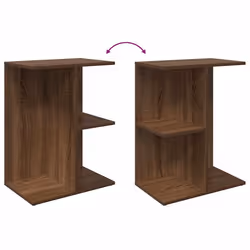 VidaXL 858663 nightstand/bedside table Oak - Additional view 7