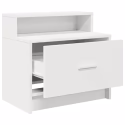 VidaXL 858668 nightstand/bedside table White - Additional view 5