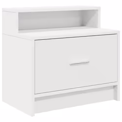 VidaXL 858669, White, 1 drawer(s), Wood, 60 kg, 5 kg, 470 x 235 x 240 mm