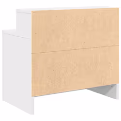 VidaXL 858669 nightstand/bedside table 1 drawer(s) White - Additional view 7