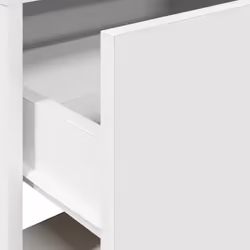 VidaXL 858669 nightstand/bedside table 1 drawer(s) White - Additional view 8
