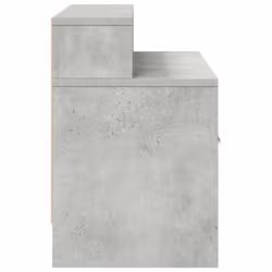 vidaXL Bedside Cabinet with Drawer Concrete Grey 51x31x47 cm bedside table - concrete grey, 1 pcs - Additional view 5