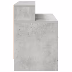 vidaXL Bedside Cabinet with Drawer Concrete Grey 51x31x47 cm bedside table - concrete grey, 2 pcs - Additional view 6