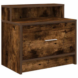 VidaXL 858677 nightstand/bedside table 1 drawer(s) Oak