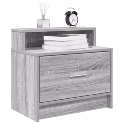 VidaXL 858679 nightstand/bedside table 1 drawer(s) Oak