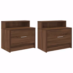VidaXL 858681, Oak, 1 drawer(s), Wood, 60 kg, 5 kg, 470 x 235 x 240 mm