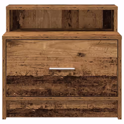 VidaXL 858683 nightstand/bedside table 1 drawer(s) Wood - Additional view 4