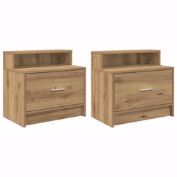 VidaXL 858685, Oak, 1 drawer(s), Wood, 60 kg, 5 kg, 470 x 235 x 240 mm