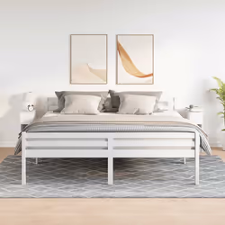 VidaXL 858695 nightstand/bedside table White - Additional view 3