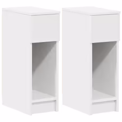 VidaXL 858696, White, 1 drawer(s), Wood, 60 kg, 5 kg, 195 x 285 x 160 mm
