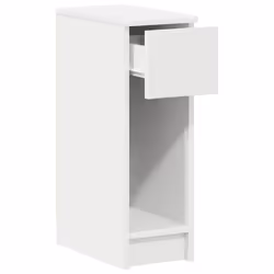 VidaXL 858696 nightstand/bedside table 1 drawer(s) White - Additional view 6
