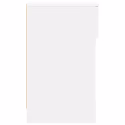 VidaXL 858696 nightstand/bedside table 1 drawer(s) White - Additional view 7