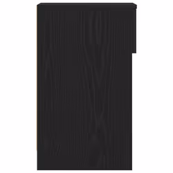 vidaXL Bedside Cabinet with Drawer 20x36x60 cm bedside table nightstand - black - Additional view 5