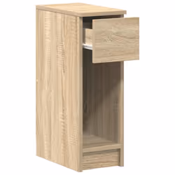 vidaXL Bedside Cabinet with Drawer 20x36x60 cm bedside table nightstand - sonoma oak - Additional view 4