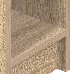 vidaXL Bedside Cabinet with Drawer 20x36x60 cm bedside table nightstand - sonoma oak - Additional view 8