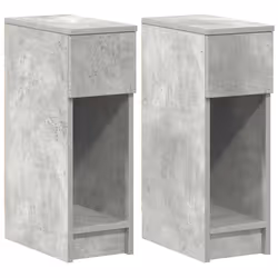 VidaXL 858702, Concrete colour, 1 drawer(s), Wood, 60 kg, 5 kg, 195 x 285 x 160 mm
