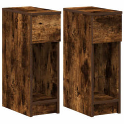 VidaXL 858704 nightstand/bedside table 1 drawer(s) Oak