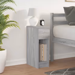VidaXL 858706 nightstand/bedside table 1 drawer(s) Oak