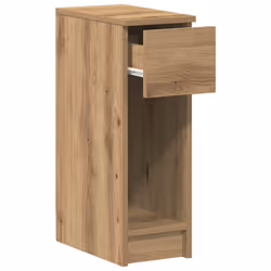 vidaXL Bedside Cabinet with Drawer 20x36x60 cm bedside table nightstand - artisan oak - Additional view 4